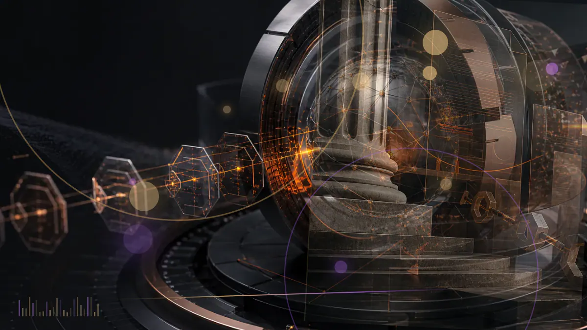 Conceptual illustration of a centralized cryptocurrency exchange ledger showing a widening gap between customer withdrawal claims and digital-asset reserves