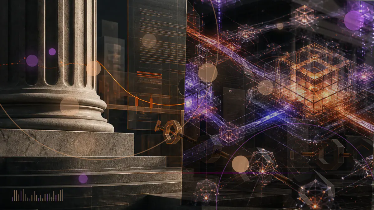Conceptual illustration of social profile nodes exchanging digital access keys across the Base network as fee activity rises