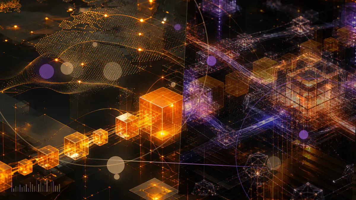 Conceptual illustration of a digital-asset network over a global regulatory monitoring grid