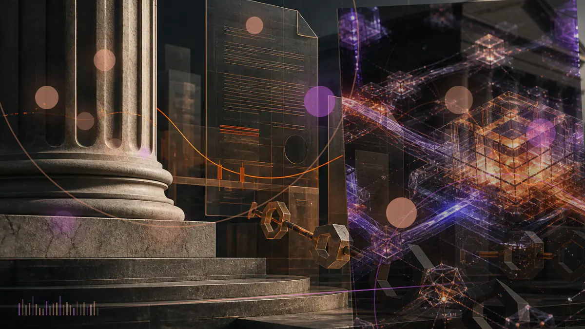 Conceptual illustration of assorted digital assets moving from a frozen Gemini Earn lending account into customer wallets under bankruptcy and regulatory supervision