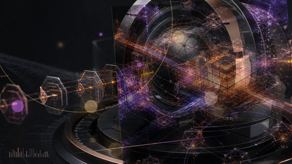 Conceptual illustration of a Gemini-branded derivatives platform separating US and international crypto markets around bitcoin and GUSD