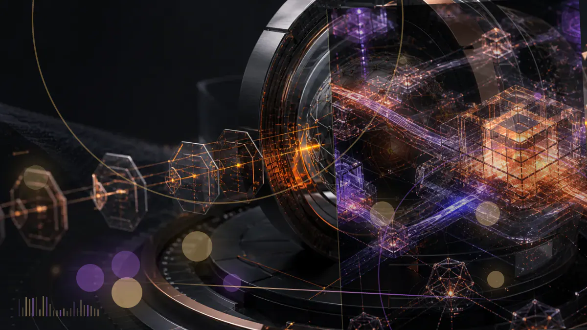 Conceptual illustration of disconnected institutional ledgers representing frozen crypto-lending assets between Gemini, Genesis and Digital Currency Group