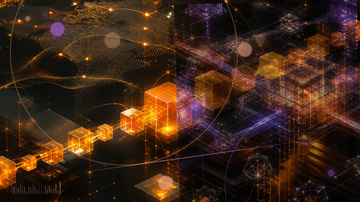 Conceptual illustration of a cryptocurrency exchange order book connected to an institutional market-surveillance network and bitcoin futures auction