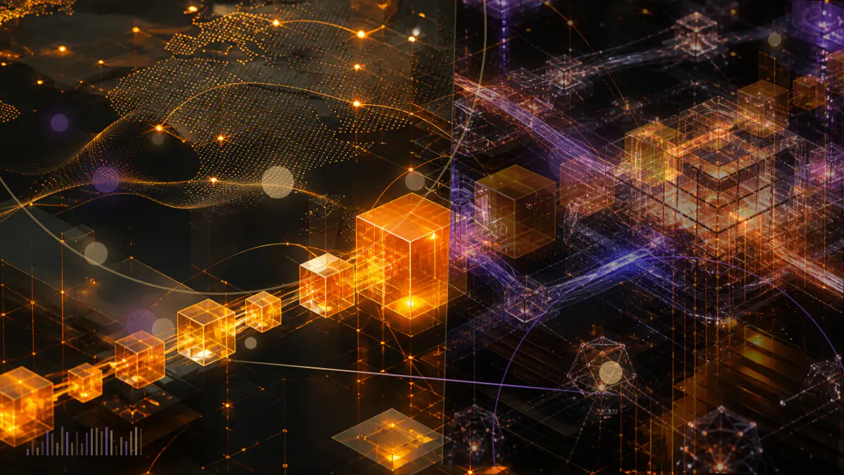 Conceptual illustration of cryptographic keys entering a German financial-supervision and licensing framework