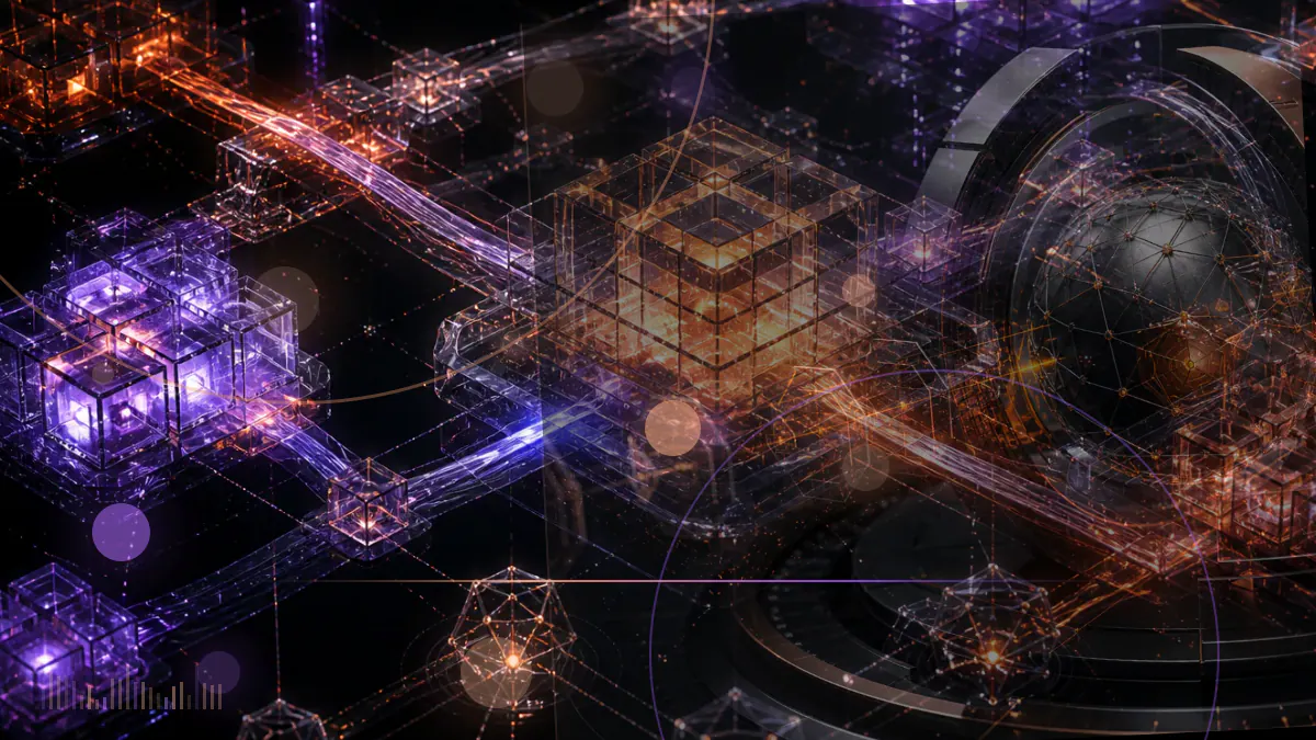 Conceptual illustration of a TAO token trust moving from an over-the-counter market toward an institutional exchange network
