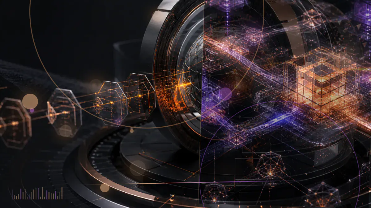 Conceptual illustration of a diversified cryptocurrency basket entering an SEC reporting and disclosure framework