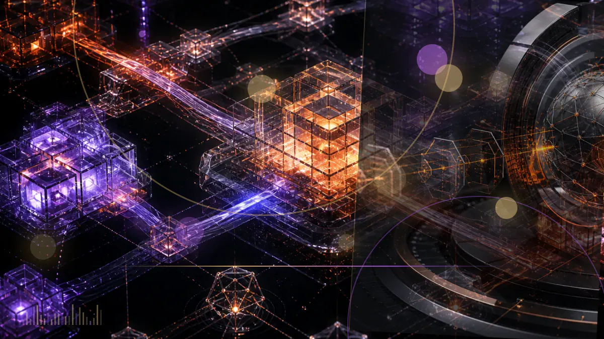 Conceptual illustration of the U.S. Capitol, a stablecoin token and a regulatory document representing the House passage of the GENIUS Act