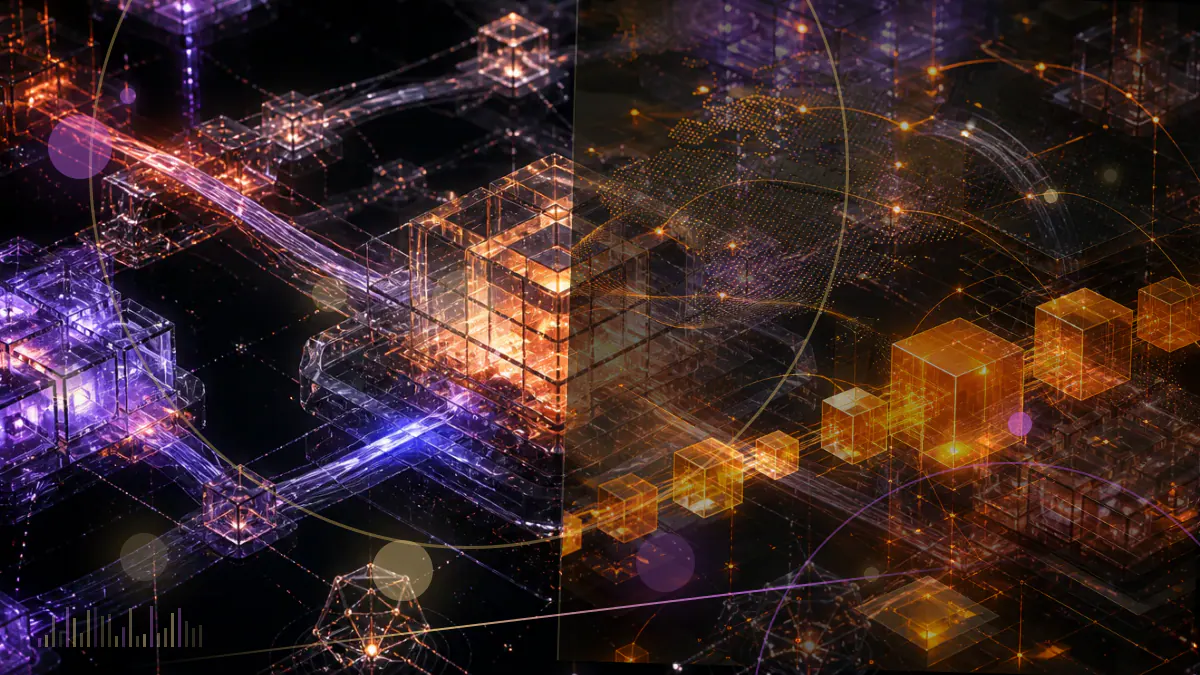 Conceptual illustration of a cryptocurrency exchange gateway closing beside a regulatory ledger and digital account symbols