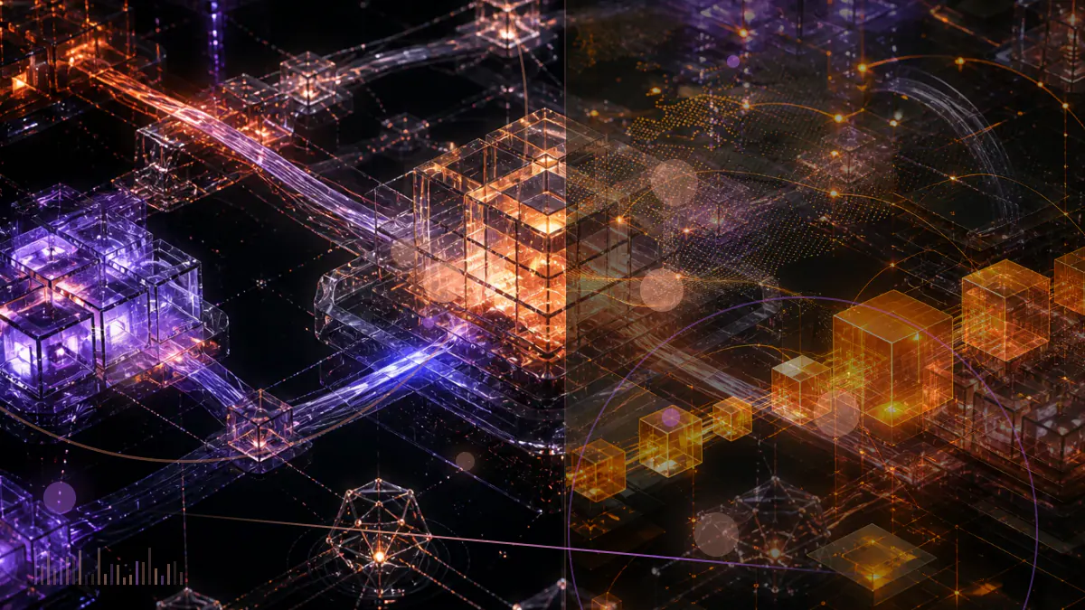 Conceptual illustration of India’s Parliament separating cryptocurrency payments from government-backed blockchain development