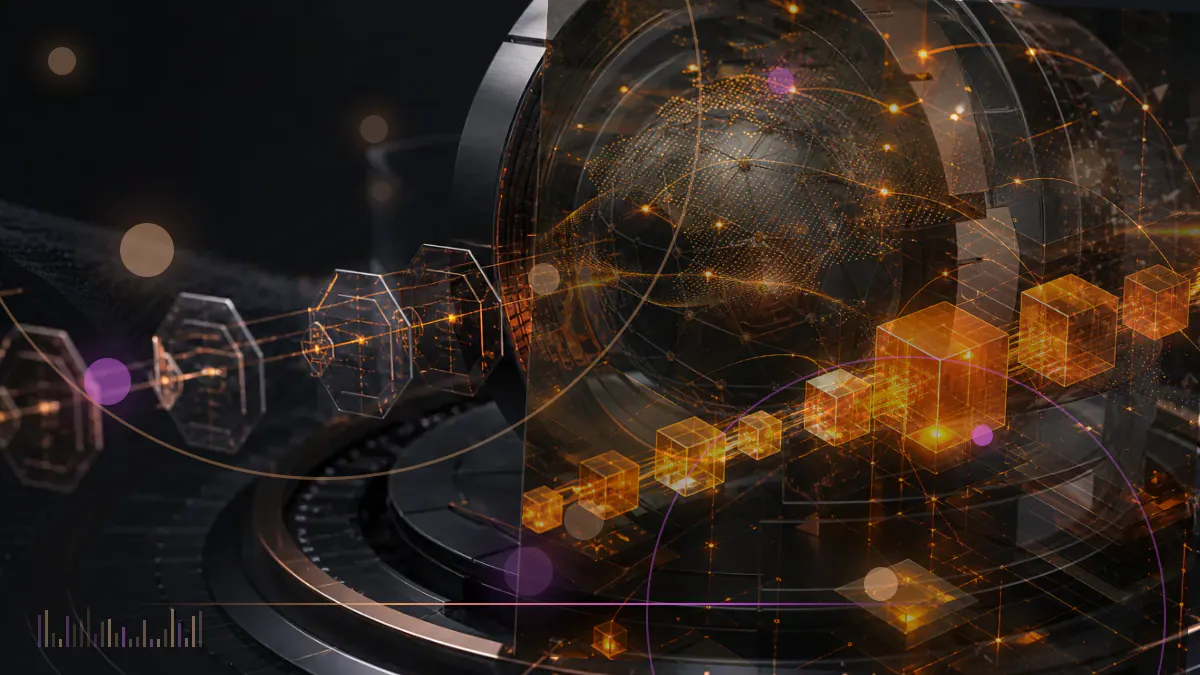 Conceptual illustration of Indonesian regulatory documents connecting a crypto exchange, clearing institution and digital-asset custody system