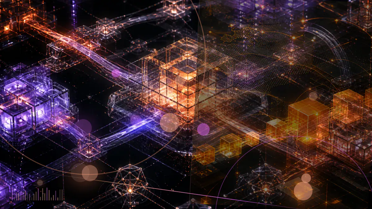 Conceptual illustration of crypto wallets, derivatives contracts and tokenized securities passing through a Japanese regulatory framework