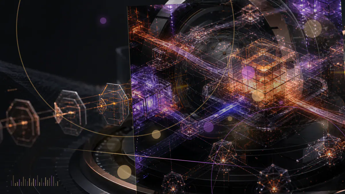 Conceptual illustration of yen-denominated tokens connected to an Ethereum lending protocol