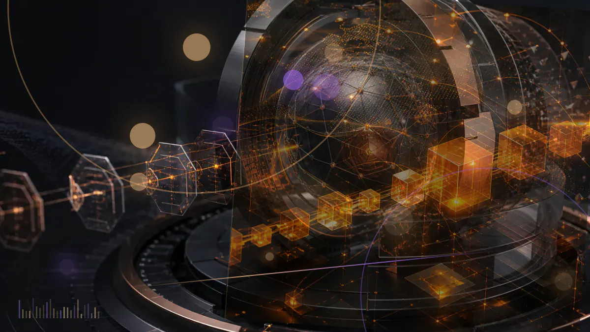 Conceptual illustration of a federal court order remaining locked between a cryptocurrency exchange and commodities regulator