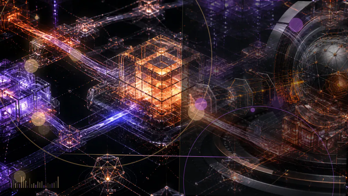 Conceptual illustration of Kin tokens, a legal filing and a secured cryptocurrency fund representing Kik’s planned SEC court fight