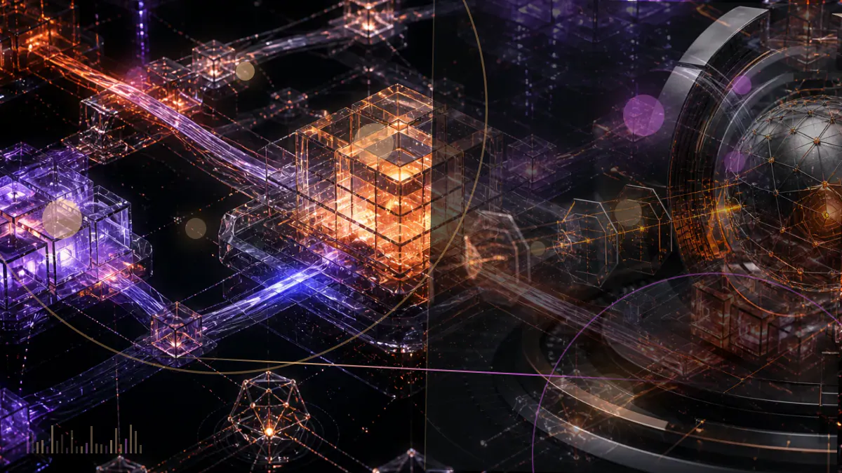 Conceptual illustration of a digital-currency network separating from major payment-card rails under regulatory pressure
