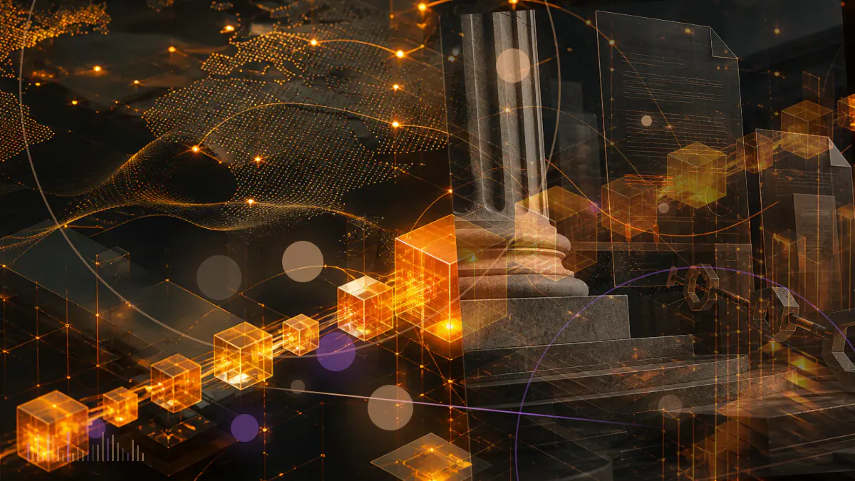 Conceptual illustration of Litecoin rising above a digital market chart as a block-reward halving approaches