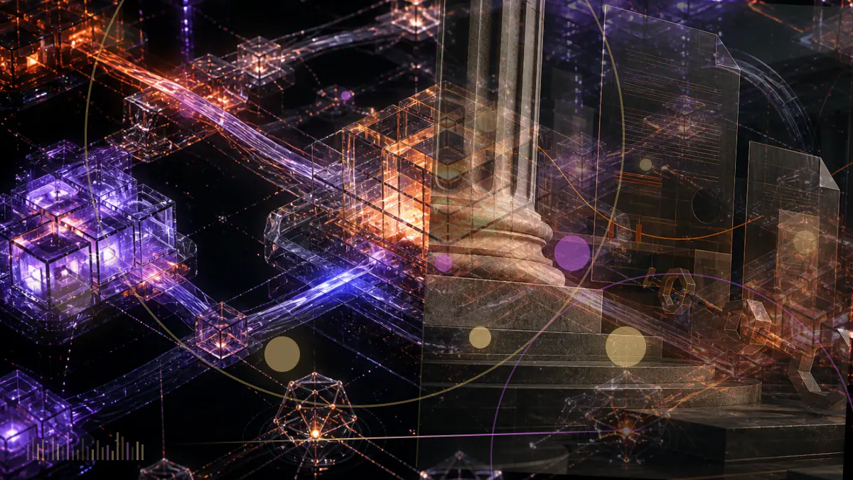 Conceptual illustration of Ethereum validators leaving a staking network after an infrastructure security alert