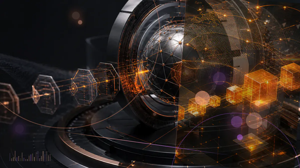 Conceptual illustration of a digital dollar moving between a remittance network, mobile wallet and Stellar blockchain nodes