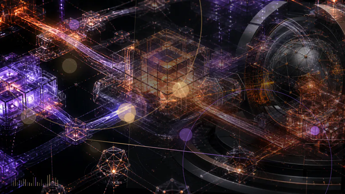 Conceptual illustration of the GLMR token crossing from a Polkadot parachain network to the Base blockchain