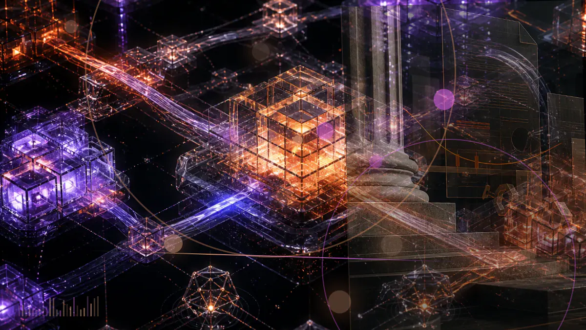 Conceptual illustration of Bitcoin and Bitcoin Cash moving from a rehabilitation ledger toward a July distribution calendar and cryptocurrency exchanges