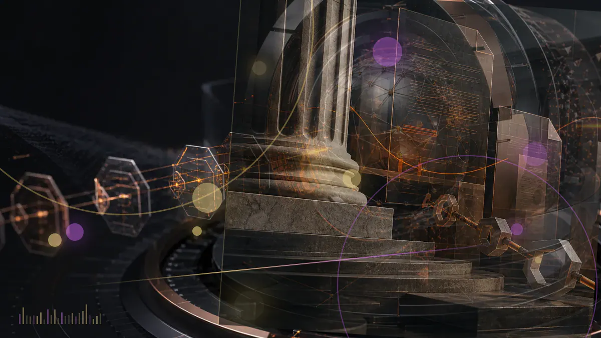 Conceptual illustration of a newly funded proof-of-stake blockchain forming through restricted validator nodes and interconnected shards