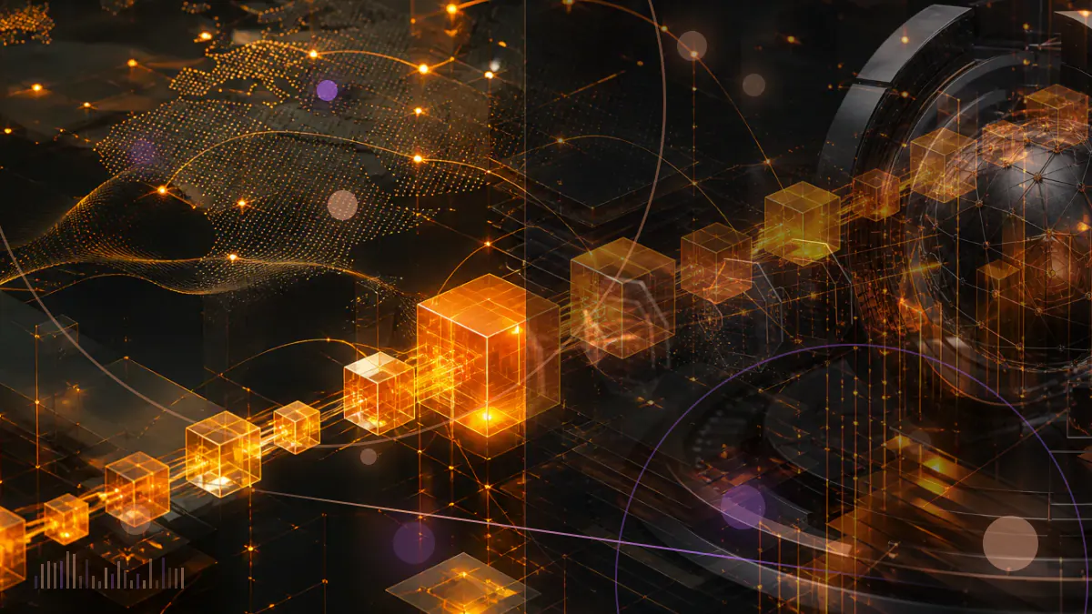Conceptual illustration of a federally supervised bank connected to a distributed payment network with dollar-linked digital tokens