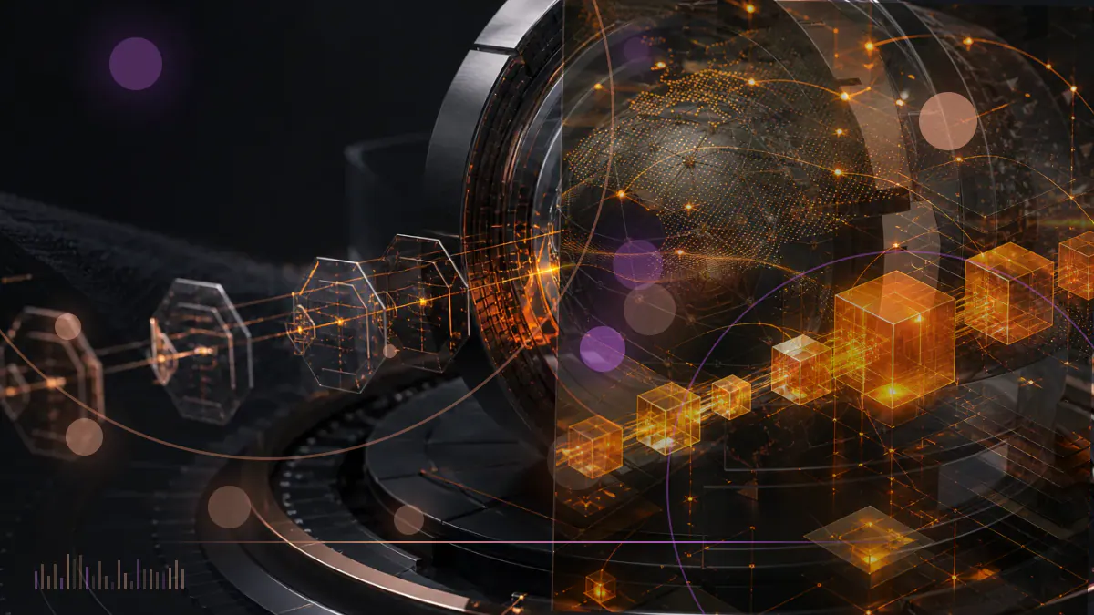 Conceptual illustration of a Canadian regulatory report exposing fictitious cryptocurrency balances and missing client assets at a failed exchange