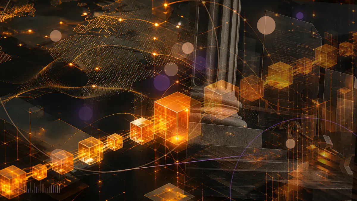 Conceptual illustration of a Phoenix-branded Bitcoin Lightning wallet departing a U.S. mobile app marketplace amid regulatory warning symbols