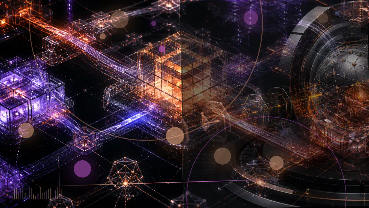 Conceptual illustration of attributed PlusToken bitcoin flows splitting across pseudonymous addresses before entering a mixing network