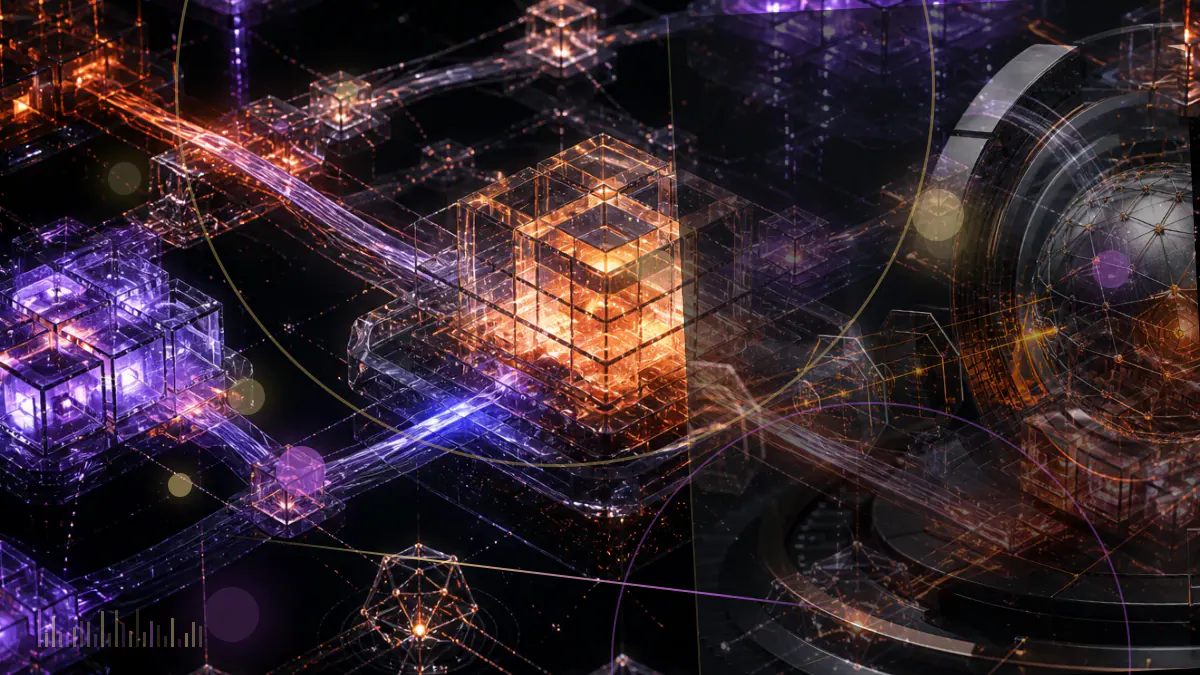 Conceptual illustration of USDT moving between TRON, Polygon and traditional payment rails through a controlled infrastructure layer