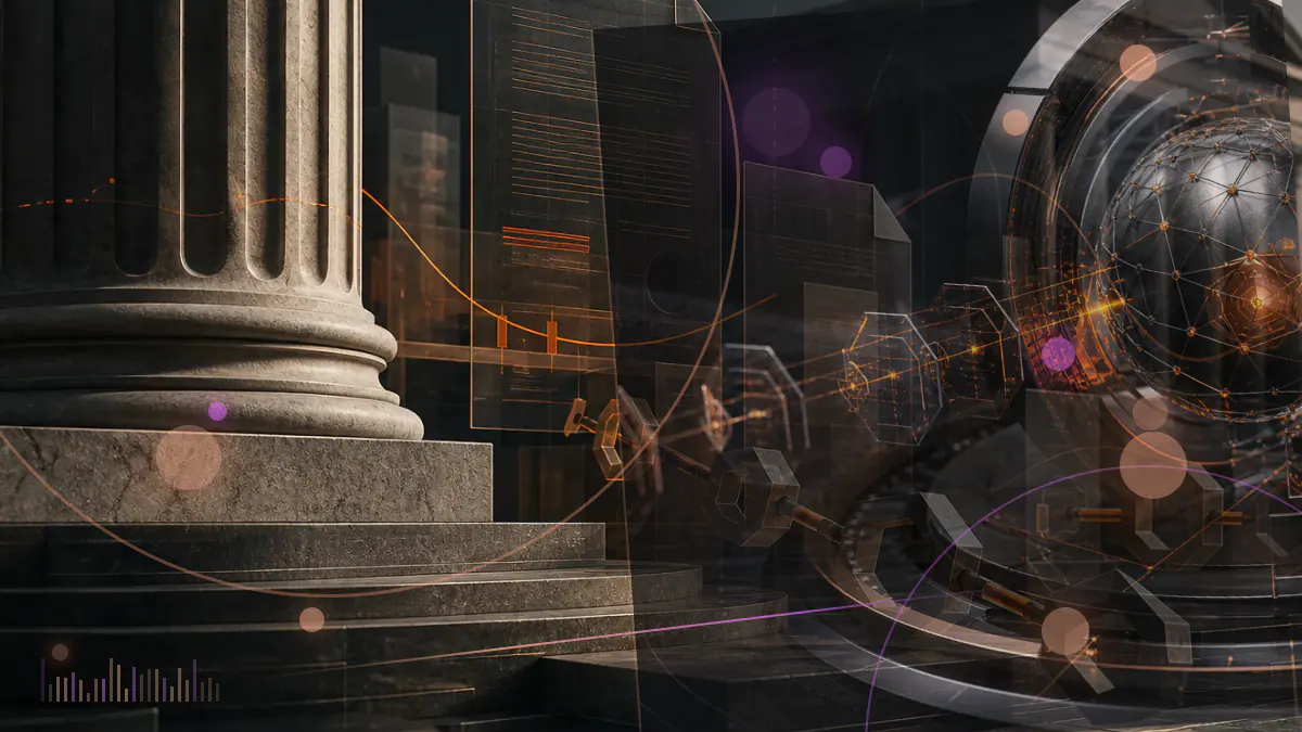 Conceptual market illustration of shielded cryptocurrency tokens rising sharply while the broader digital-asset market remains nearly level