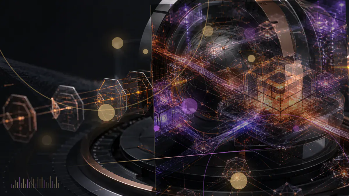 Conceptual illustration of a euro-denominated digital token passing through a regulated banking gateway