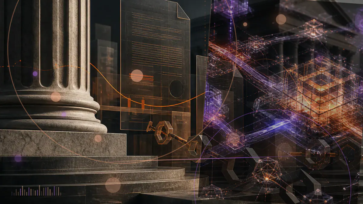 Conceptual illustration of regulated digital payments moving between Ripple infrastructure and the United Kingdom