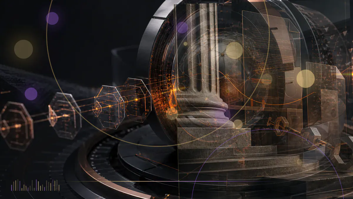 Conceptual illustration of a cryptographic private key protected inside the hardware security layer of a smartphone