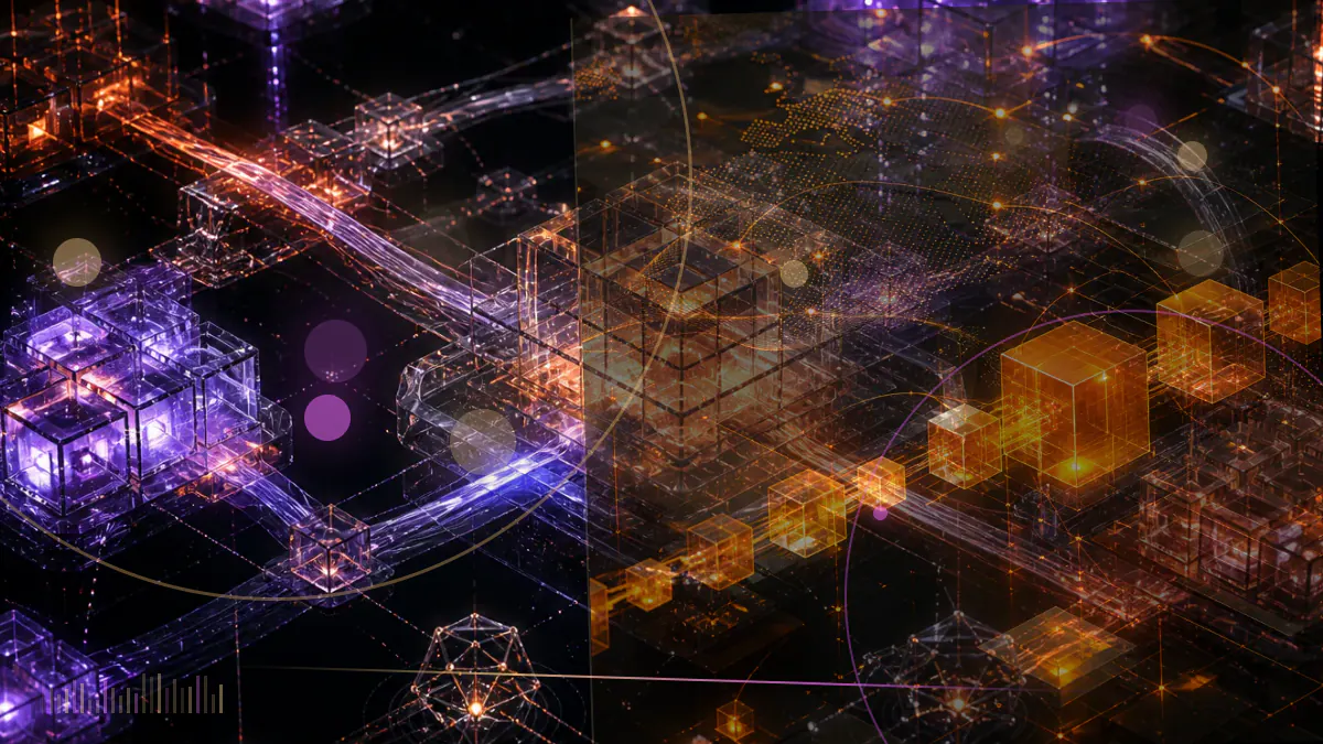 Conceptual illustration of a decentralized exchange interface emerging from an opened regulatory case file