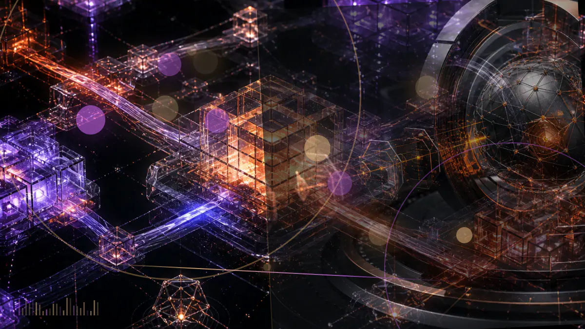 Conceptual illustration of an SEC enforcement team expanding around cryptocurrency exchanges, tokens and digital ledgers