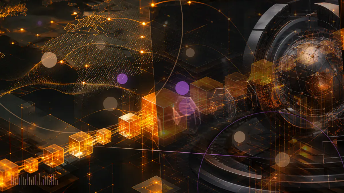 Conceptual illustration of a regulated securities ledger, cryptographic key and separated custody vault representing broker-dealer control requirements
