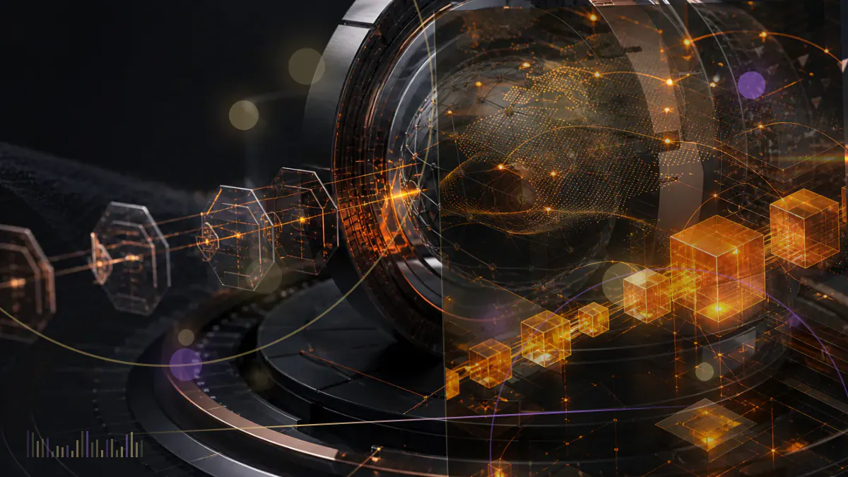 Conceptual illustration of cryptocurrency promotion posts passing through a securities-regulation compliance screen
