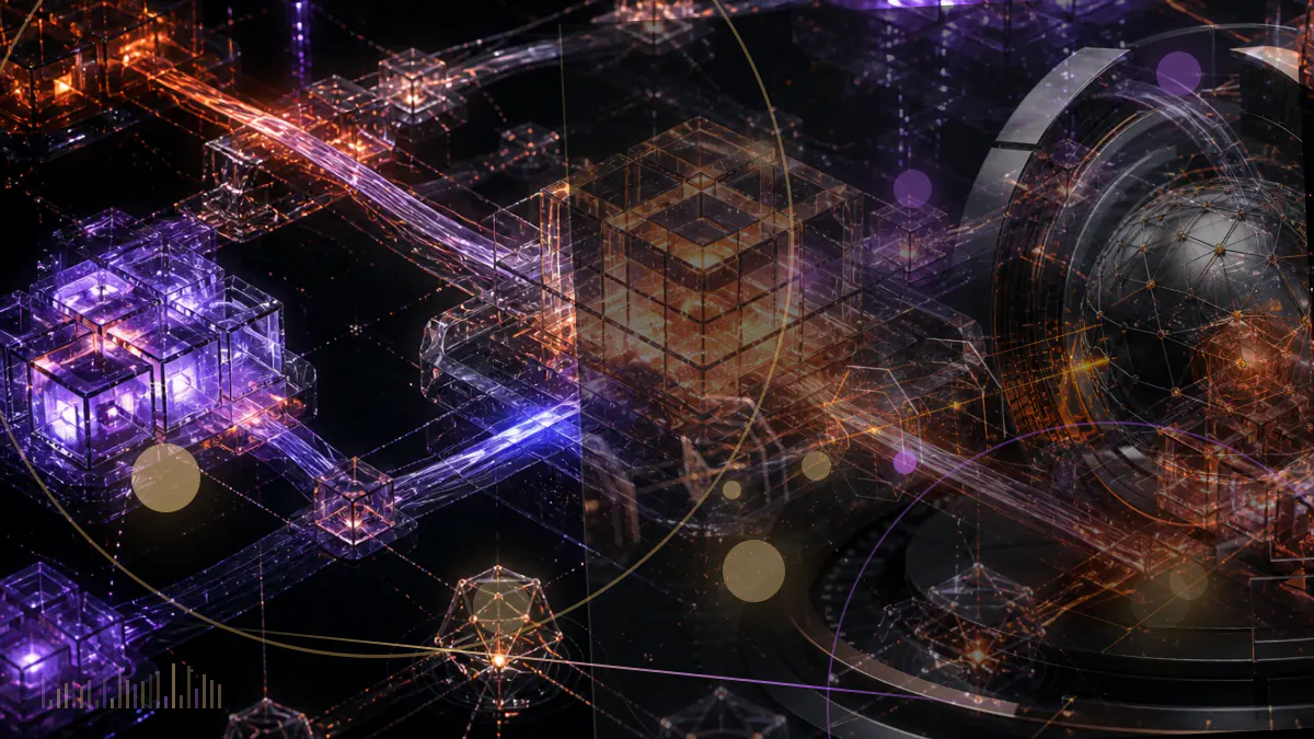 Conceptual cryptocurrency editorial illustration for SEC proposed a crypto safe harbor and exemptions for network development
