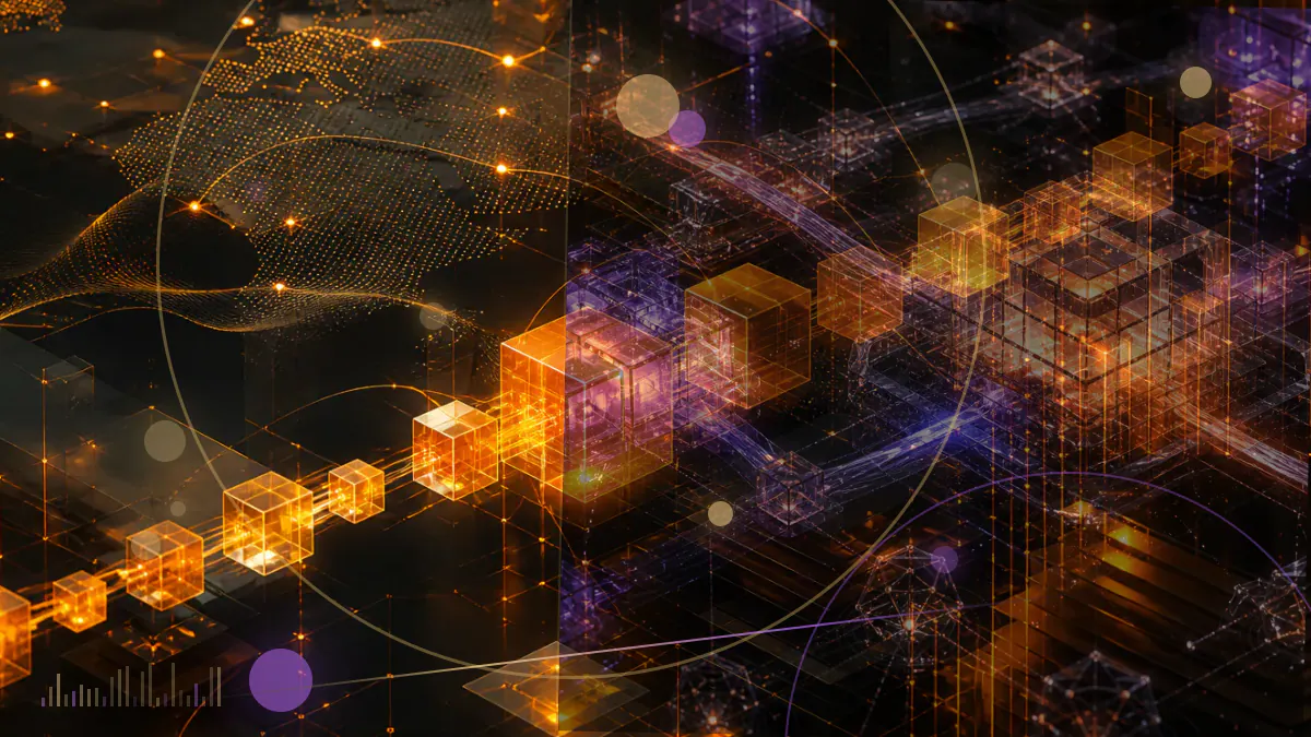 Conceptual illustration of safeguarded crypto keys represented as matching asset and liability entries on an institutional balance sheet