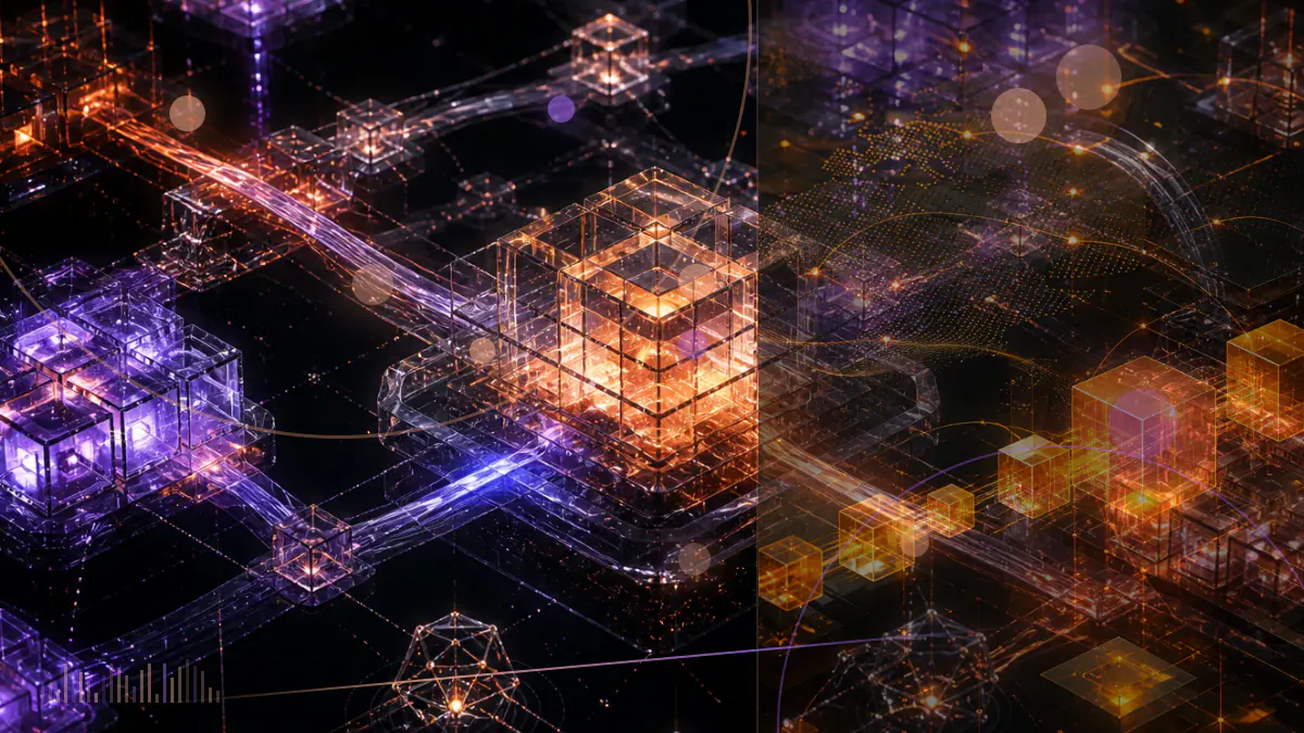Conceptual U.S.-dollar stablecoin beside a regulatory ledger and segmented reserve vault