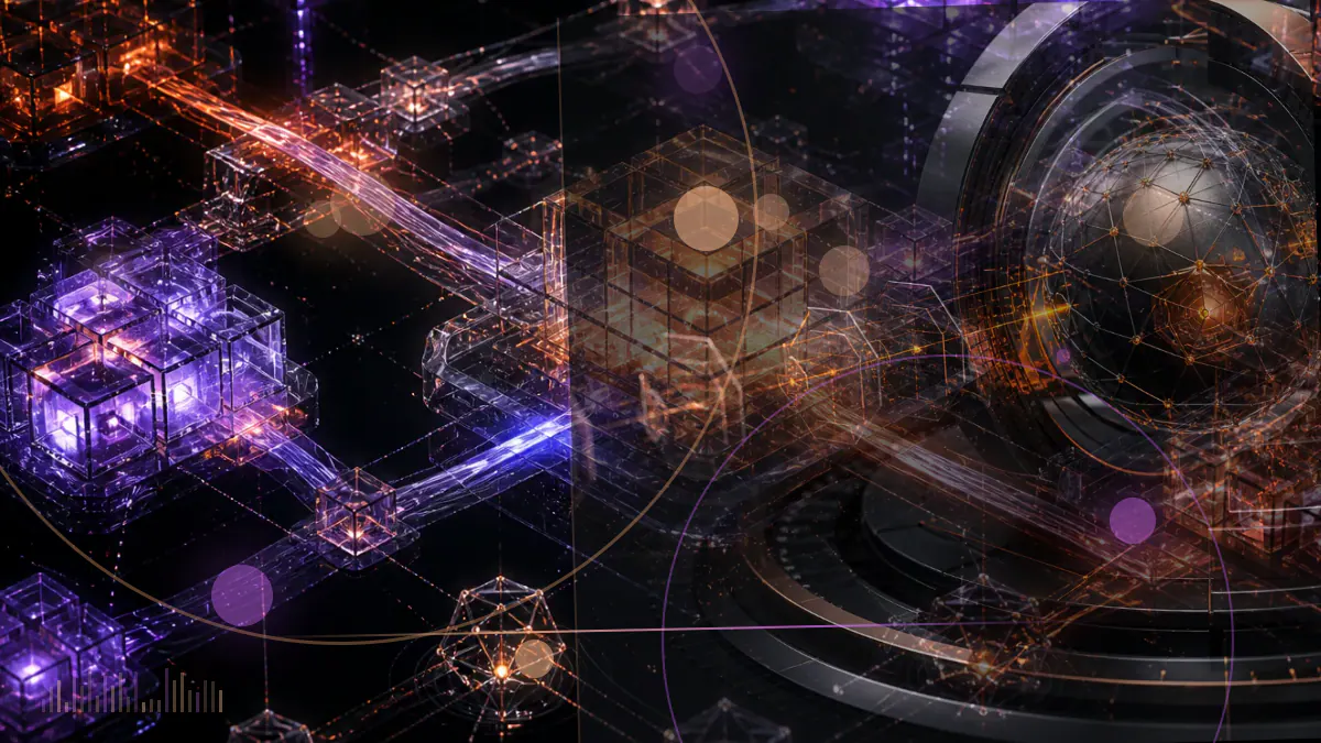 Conceptual illustration of a bitcoin-futures fund prospectus being withdrawn at a U.S. regulatory checkpoint
