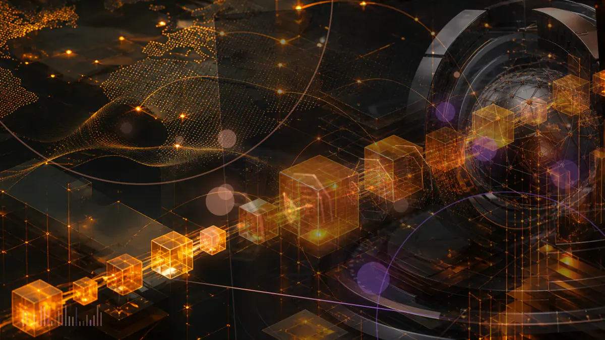 Conceptual illustration of a federal regulatory complaint confronting a cryptocurrency exchange interface and proof-of-stake network