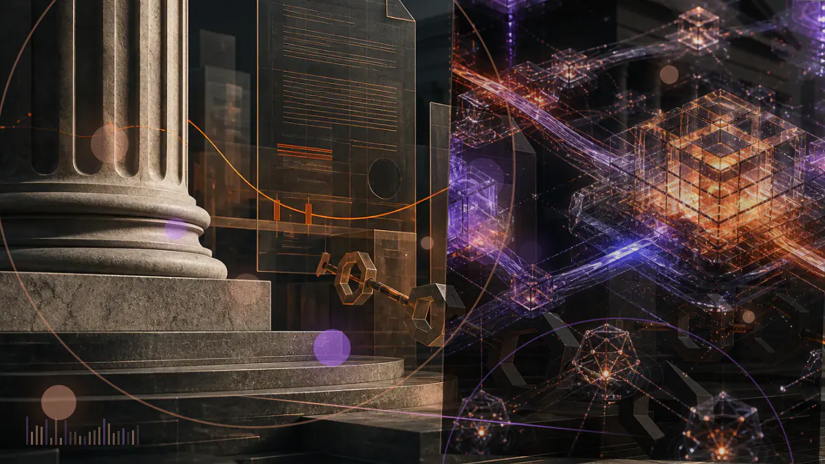 Conceptual illustration of Silvergate’s round-the-clock dollar settlement network disconnecting from institutional cryptocurrency markets