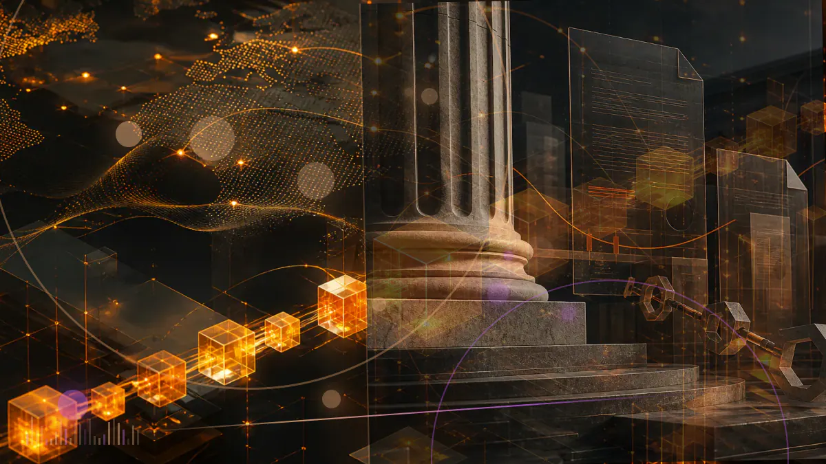 Conceptual illustration of Singapore connected to an international network exchanging standardized crypto-asset tax records