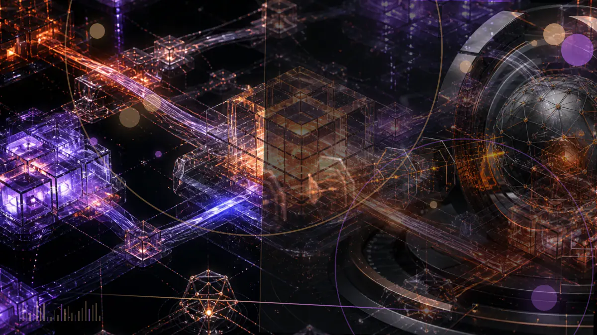 Conceptual illustration of locked Solana tokens becoming transferable beside a measured supply-release ledger