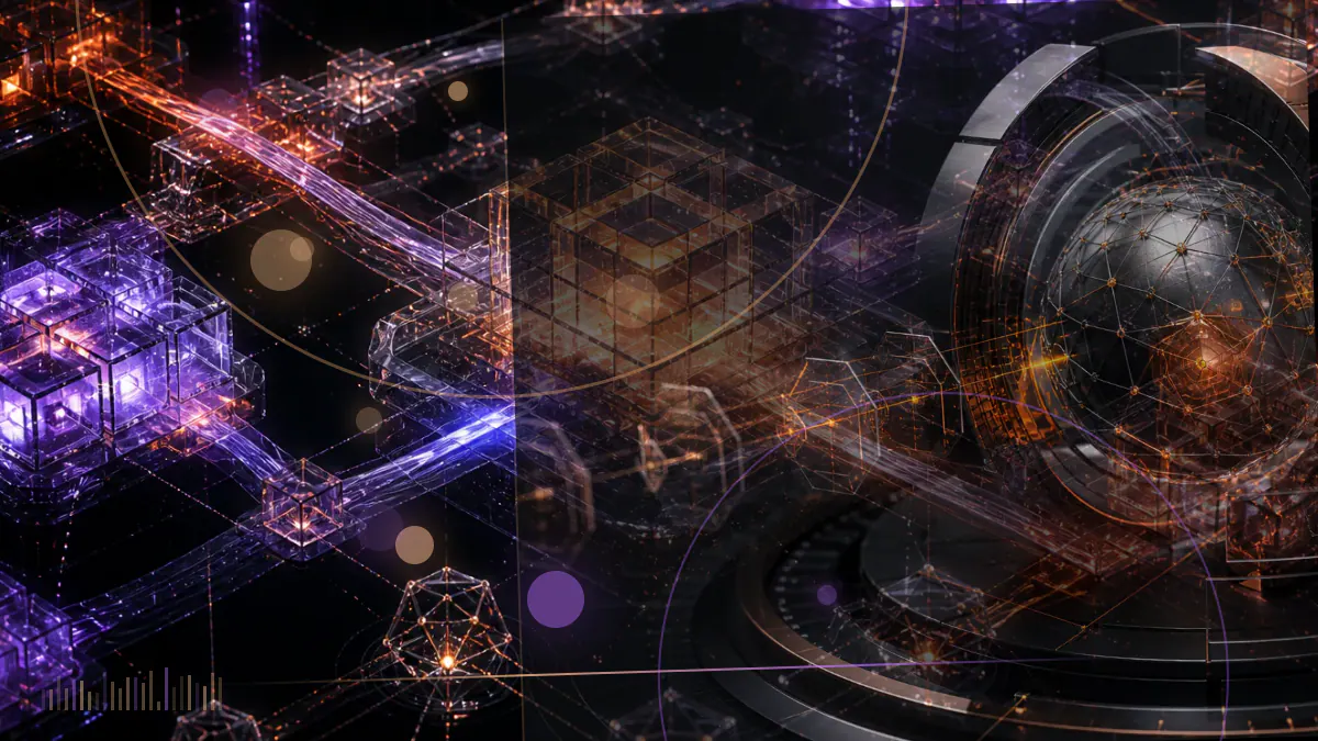 Conceptual illustration of a South Korean government document dividing cryptocurrency exchange networks from won-denominated market activity