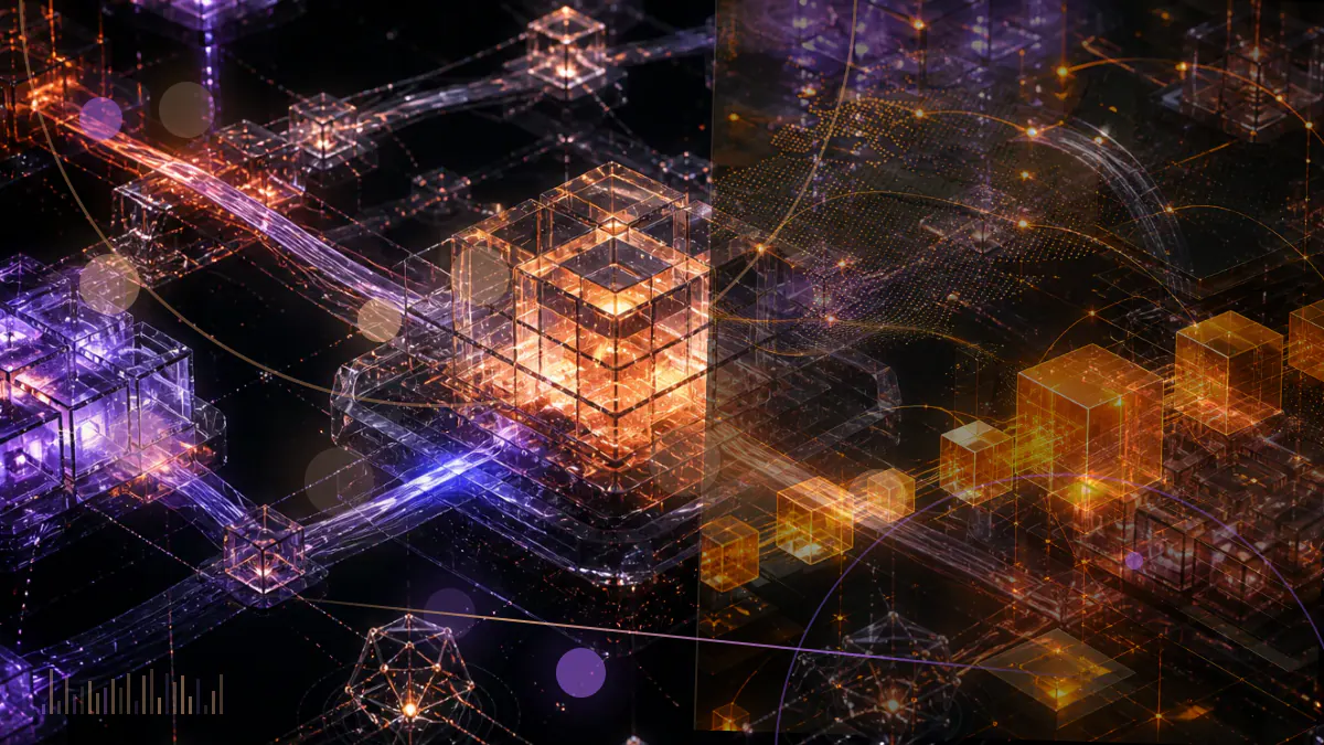 Conceptual illustration of Stellar testnet nodes coordinating a Protocol 26 ledger upgrade before a mainnet vote