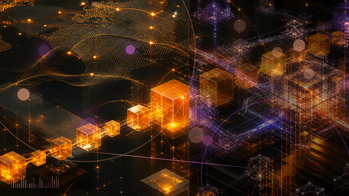 Conceptual illustration of ten institutional nodes joining around a digital-asset market rulebook