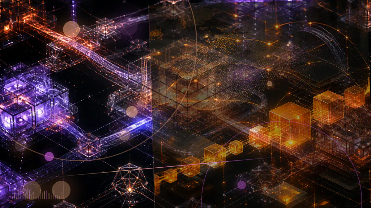 Conceptual illustration of compromised governance proposals redirecting ether and stablecoins from six DeFi vaults